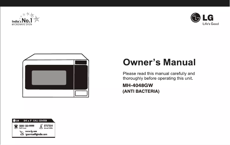 Imagen de la primera página del manual del dispositivo MH-4048GW