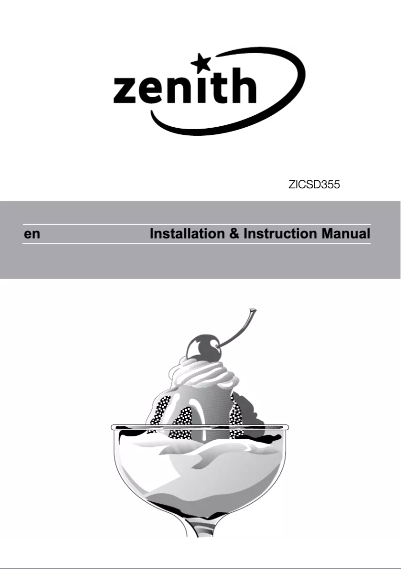 Página 1 del manual Manual de usuario Zenith ZICSD355
