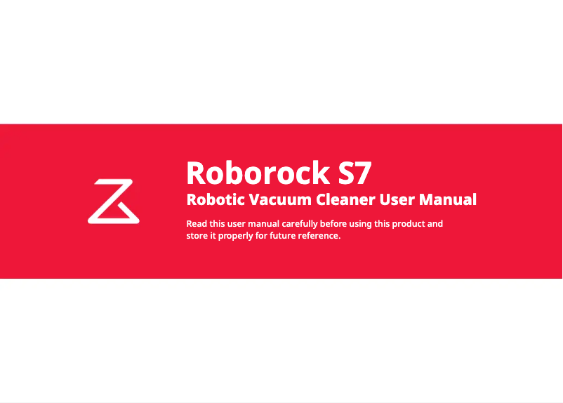 Página nº 1 - Manual de usuario Roborock S7