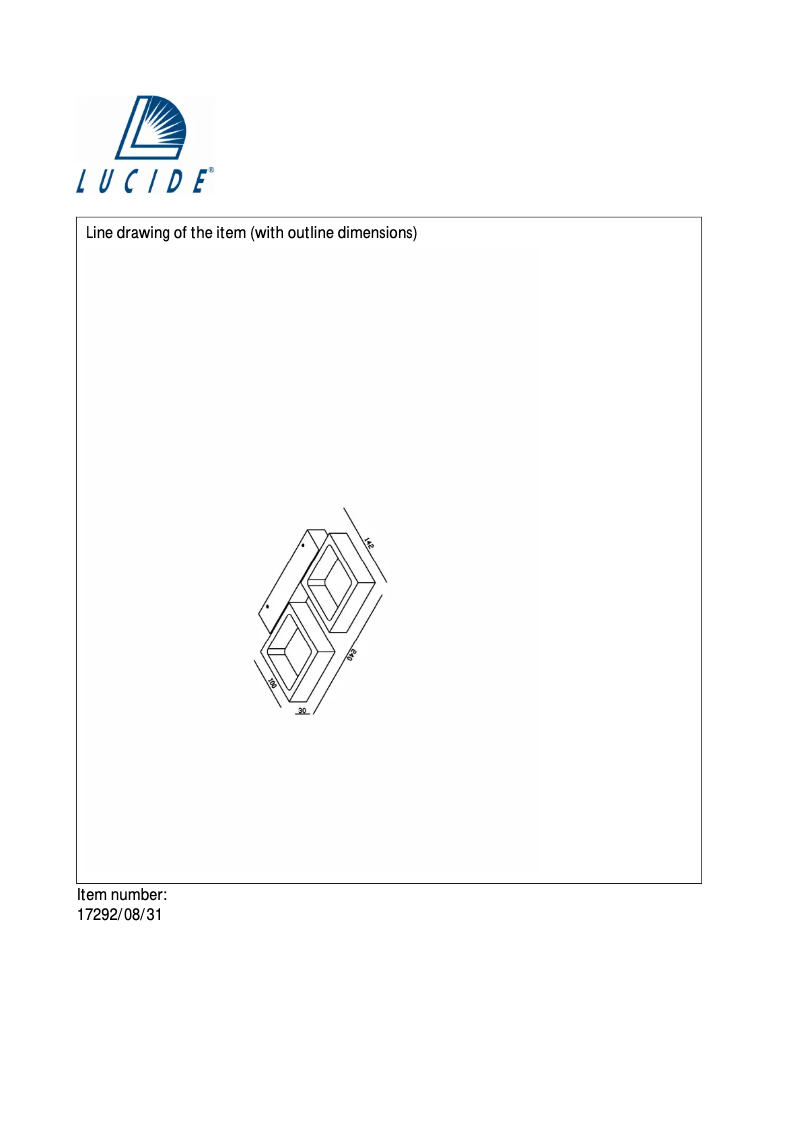 Imagen de la primera página del manual del dispositivo Ixx 17292/08/31