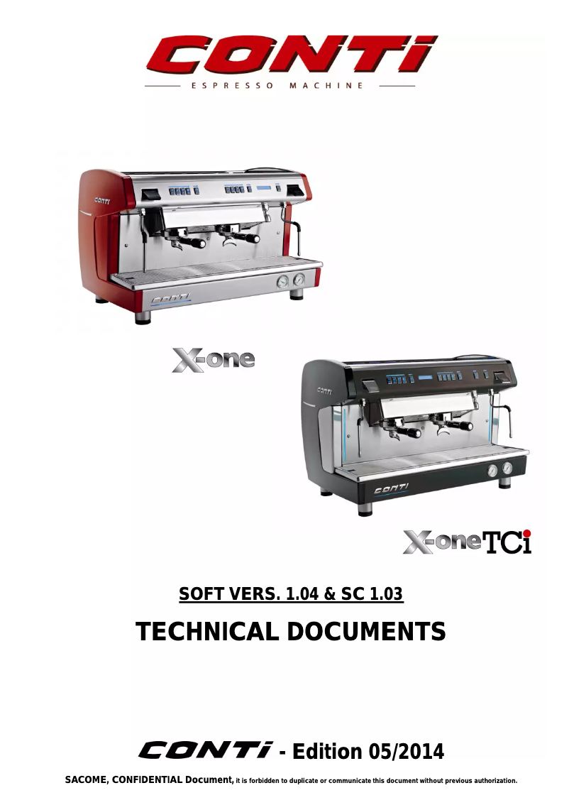 Imagen de la primera página del manual del dispositivo X-One