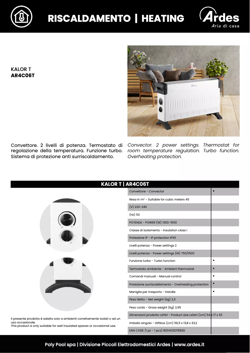 Imagen de la primera página del manual del dispositivo AR4C06T