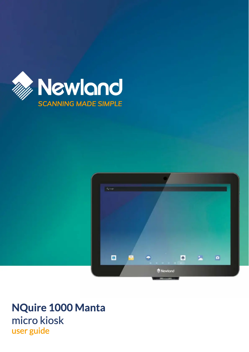Página nº 1 - Manual de usuario Newland NQuire 1000 Manta