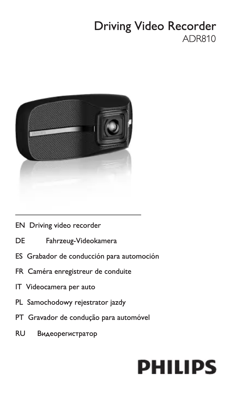 Imagen de la primera página del manual del dispositivo ADR81BLX1