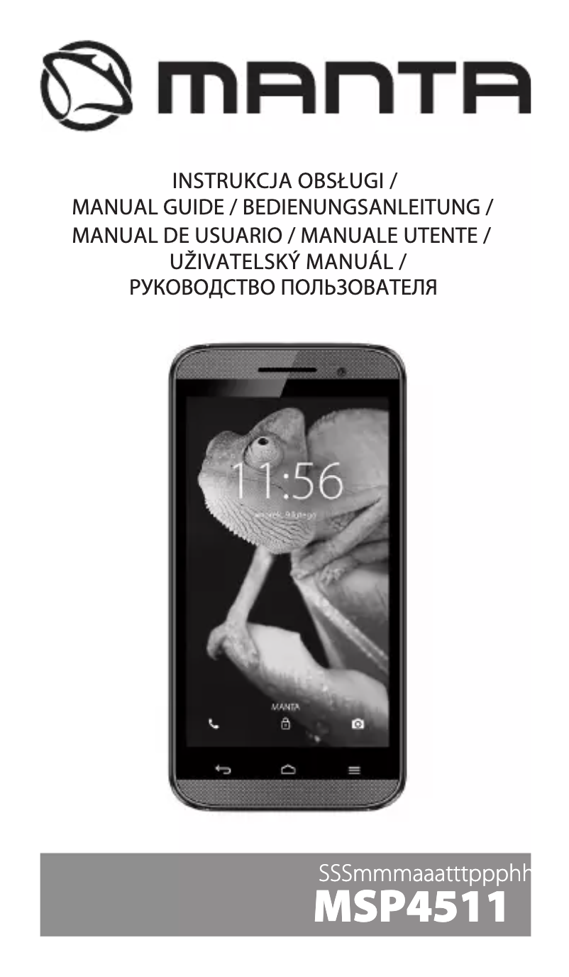 Página 1 del manual Manual de usuario Manta MSP4511
