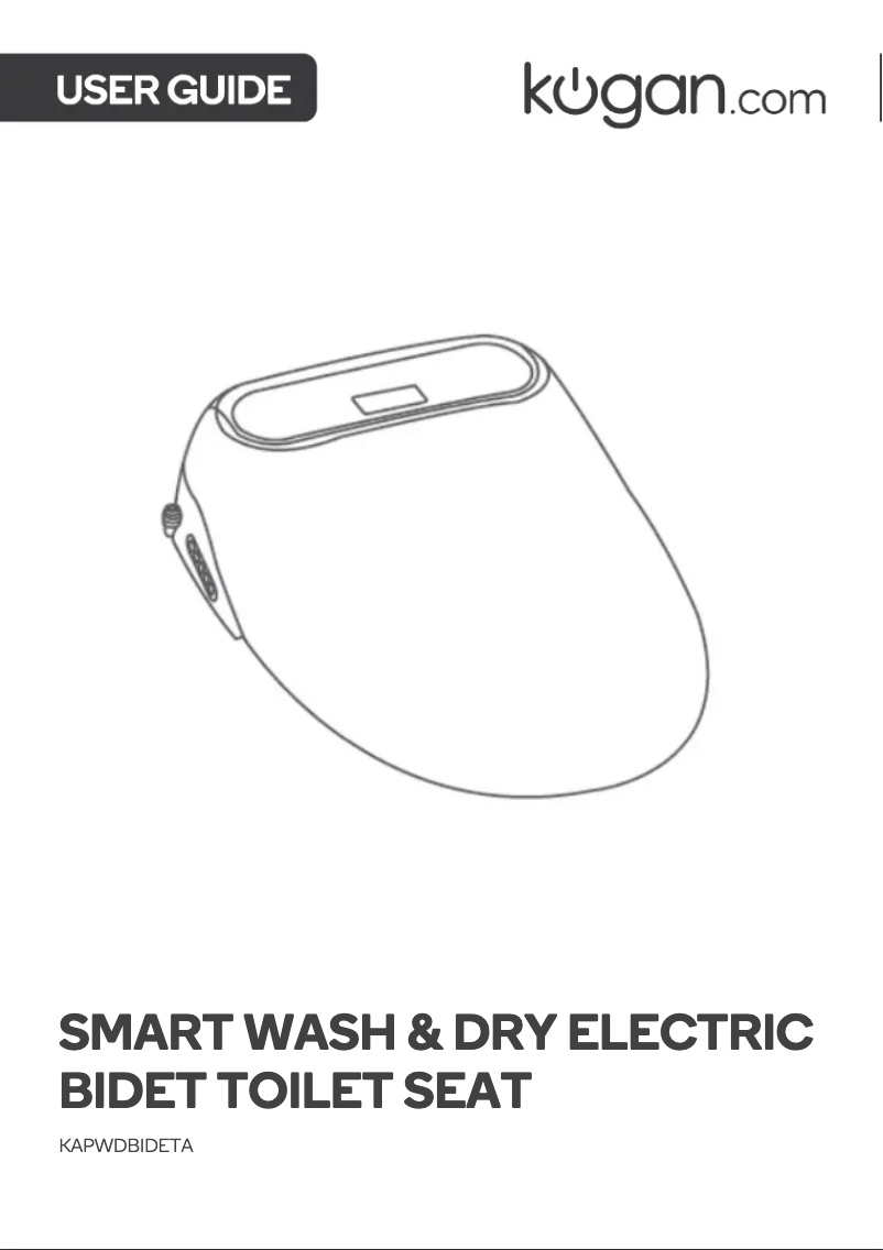Imagen de la primera página del manual del dispositivo KAPWDBIDETA