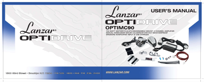 Página 1 del manual Manual de usuario Lanzar OPTIMC90