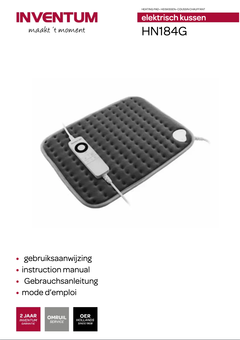 Página 1 del manual Manual de usuario Inventum HNK184G