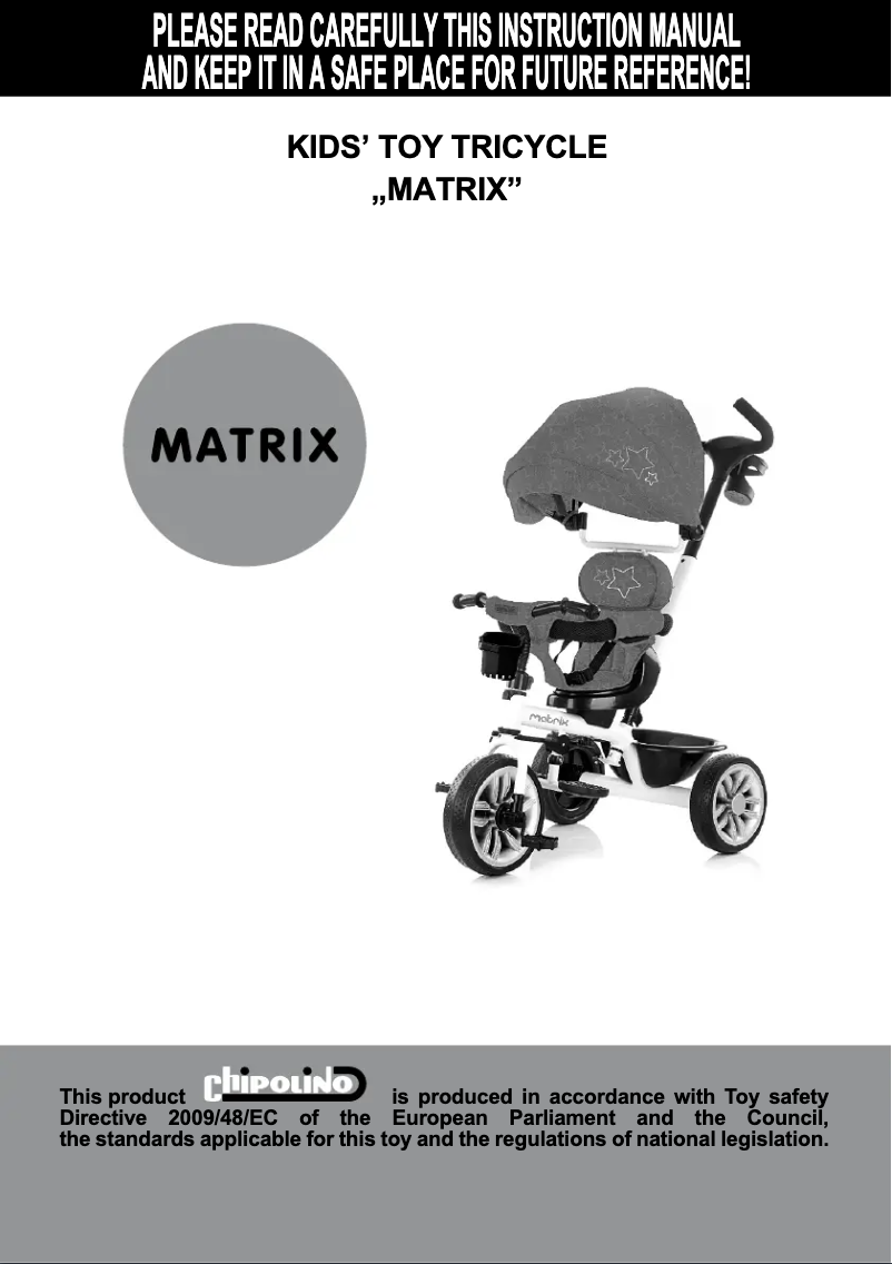 Imagen de la primera página del manual del dispositivo Matrix