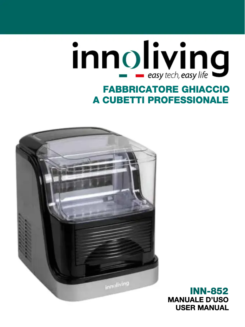 Imagen de la primera página del manual del dispositivo INN-852