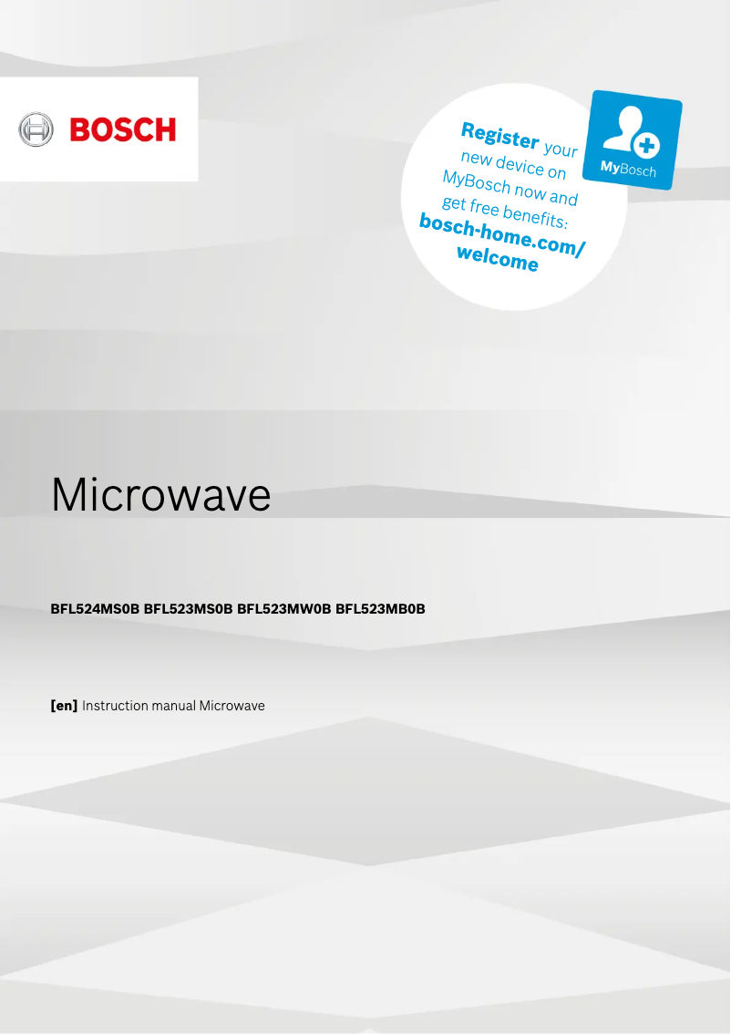 Página nº 1 - Manual de usuario Bosch Serie 6 BFL524MS0B