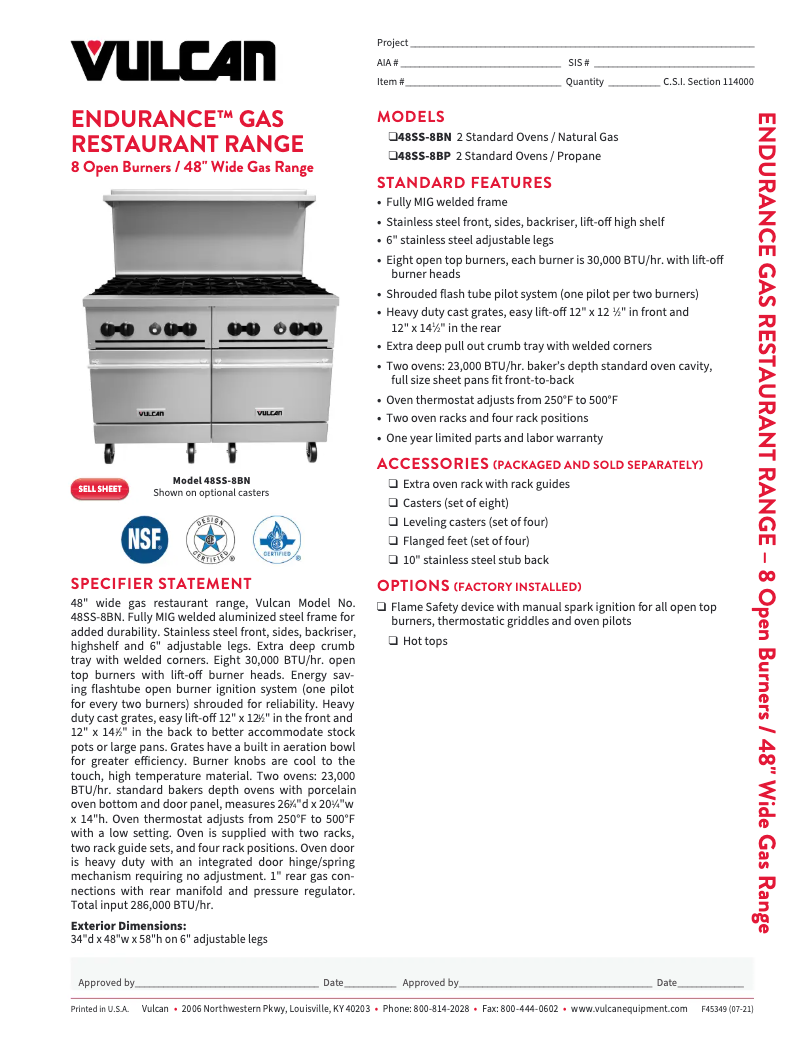 Imagen de la primera página del manual del dispositivo 48SS-8B