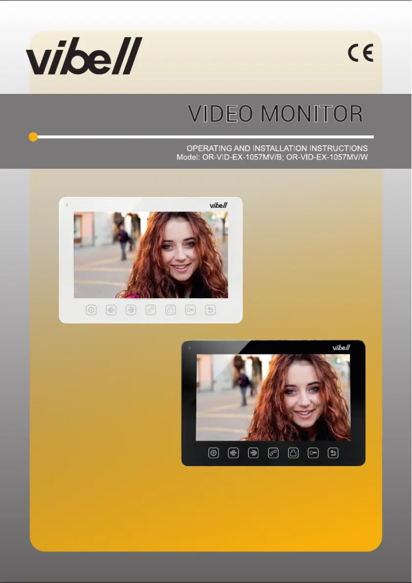 Página 1 del manual Manual de usuario Vibell OR-VID-EX-1057