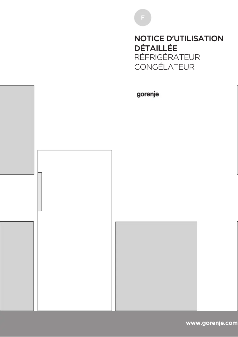 Página 1 del manual Manual de usuario Gorenje OBRB153R