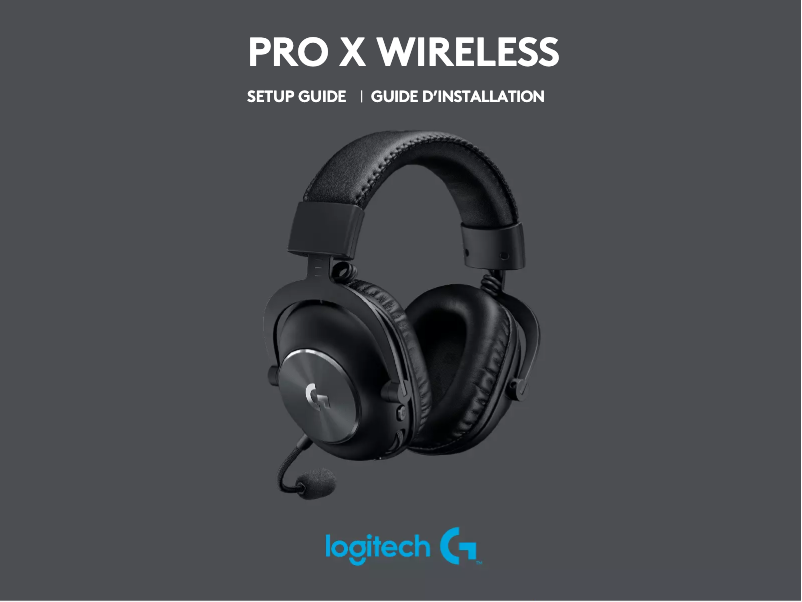 Página nº 1 - Manual de usuario Logitech PRO X Wireless