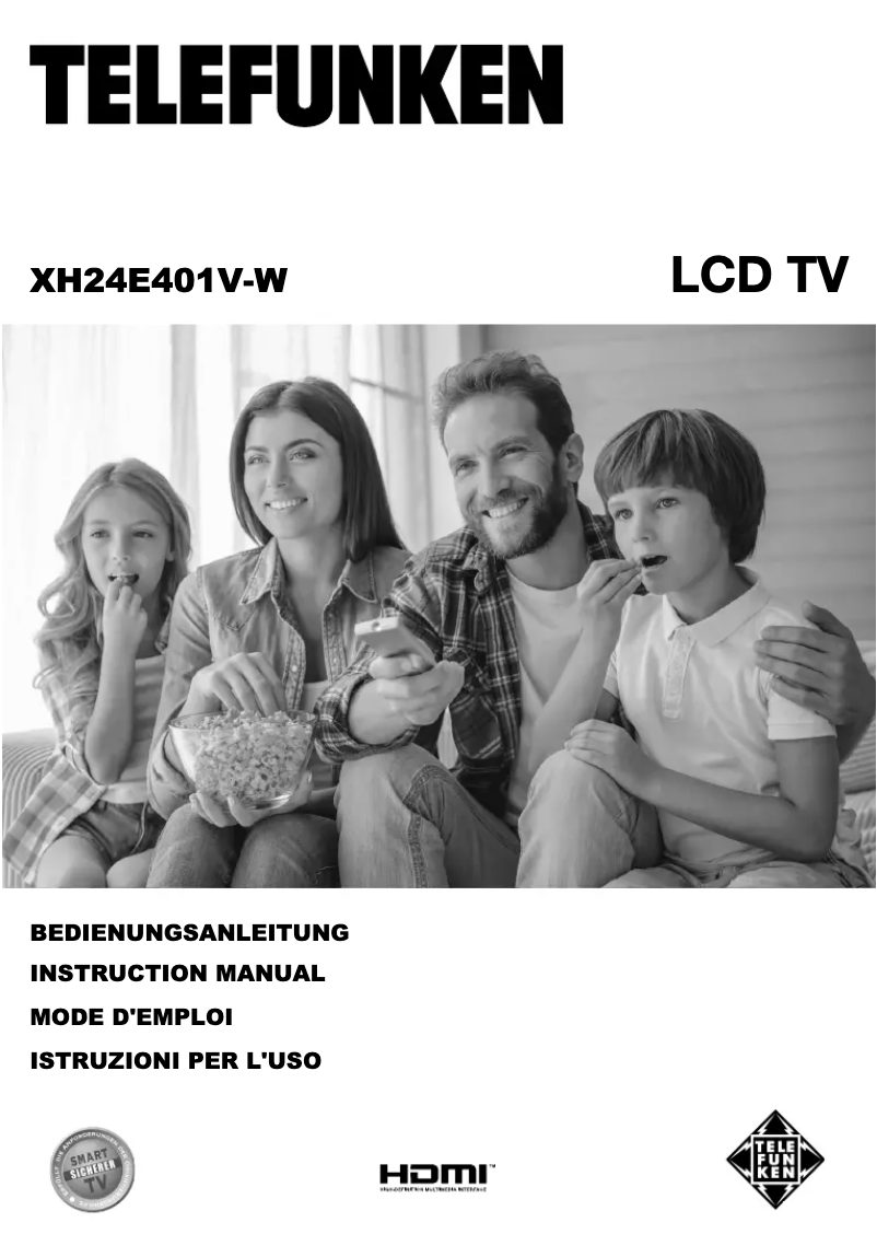 Página nº 1 - Manual de usuario Telefunken XH24E401V-W