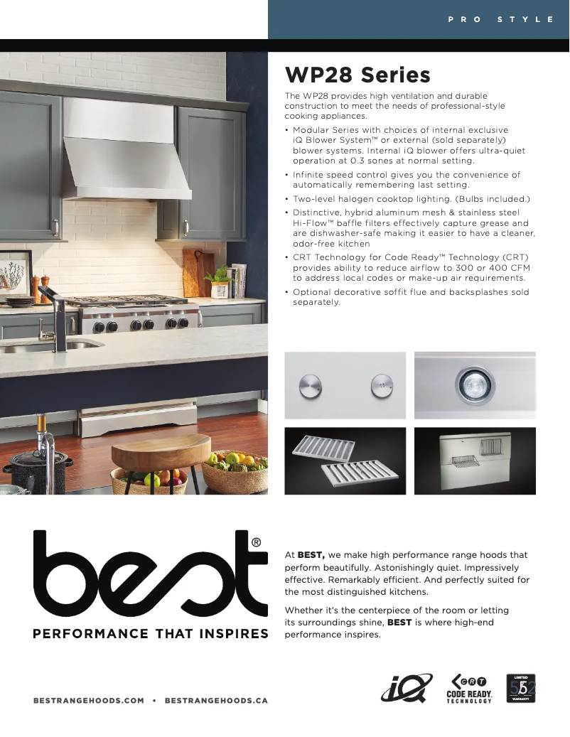 Imagen de la primera página del manual del dispositivo Classico WP28M42SB