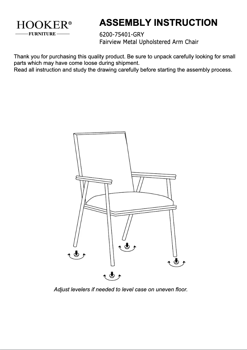 Imagen de la primera página del manual del dispositivo 6200-75401-GRY