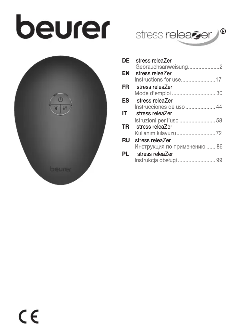 Imagen de la primera página del manual del dispositivo ST 100