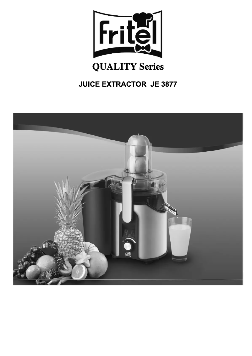 Imagen de la primera página del manual del dispositivo JE 3877