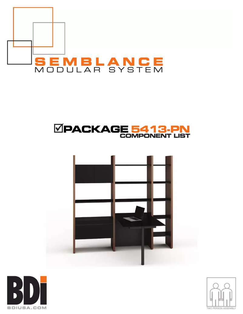 Imagen de la primera página del manual del dispositivo Semblance 5413