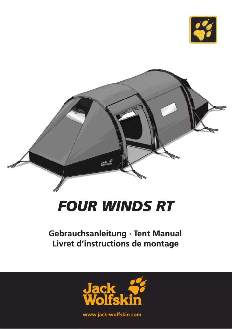 Imagen de la primera página del manual del dispositivo Four Winds RT