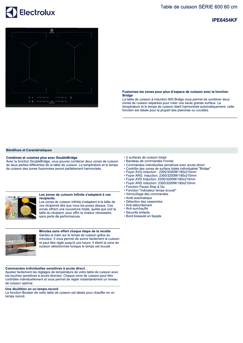 Imagen de la primera página del manual del dispositivo IPE6454KF