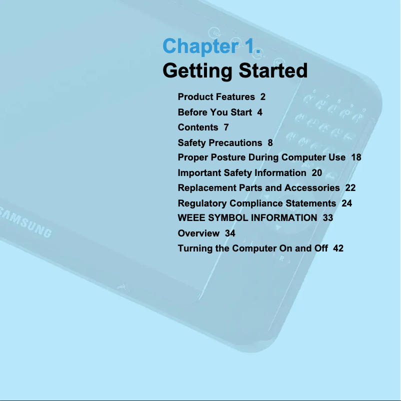 Imagen de la primera página del manual del dispositivo NP-Q1 Ultra