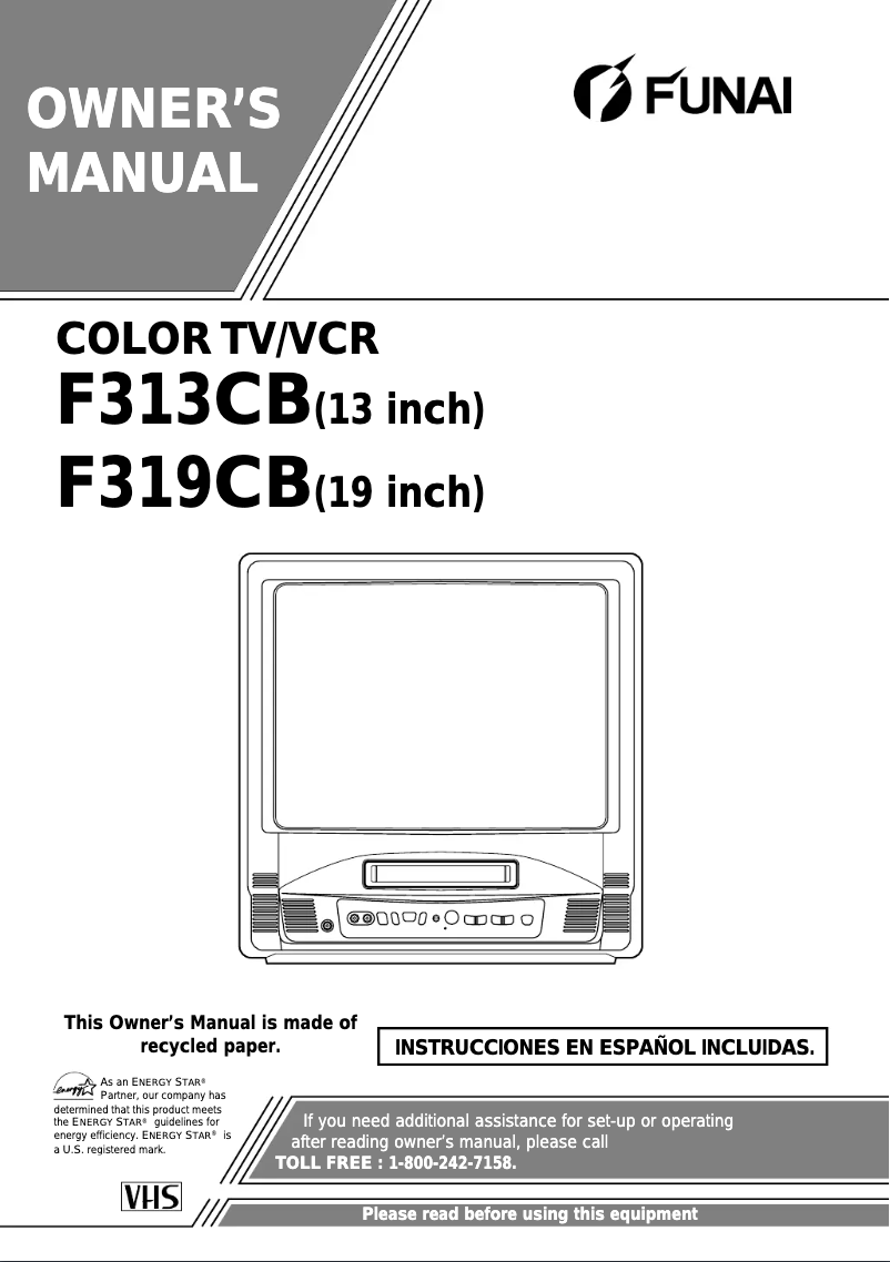 Imagen de la primera página del manual del dispositivo F313CB