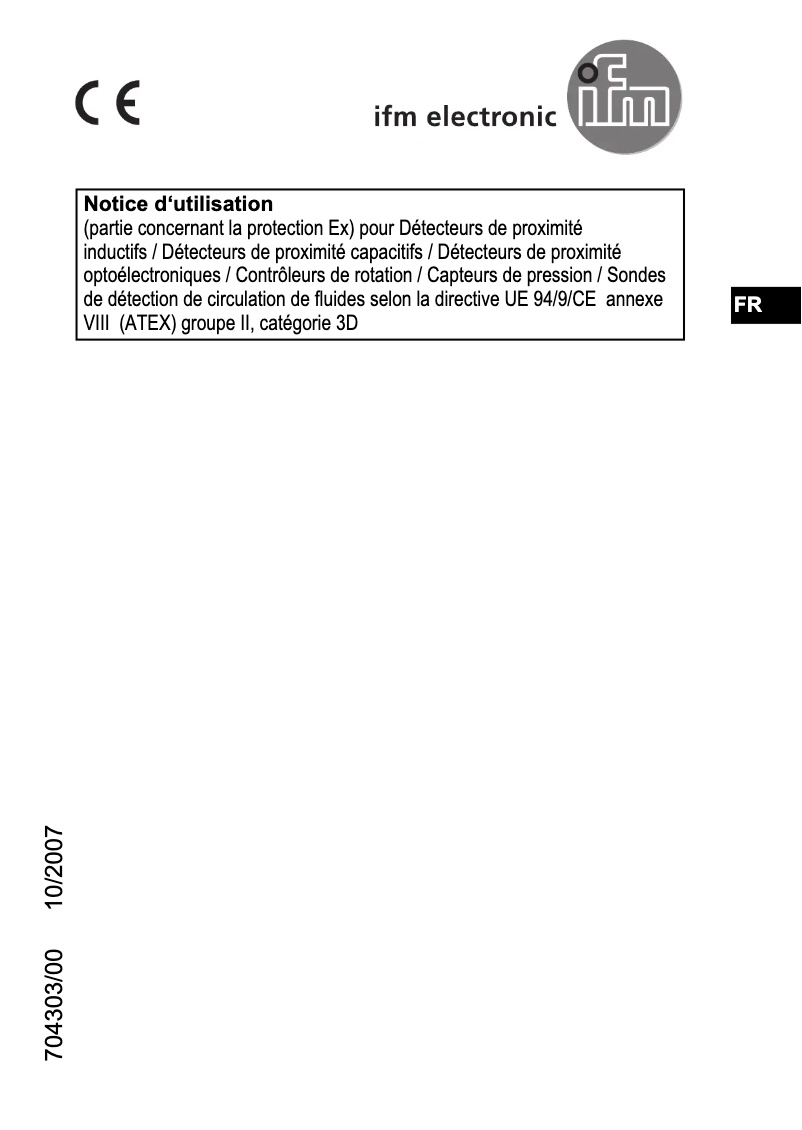 Página 1 del manual Manual de usuario IFM IN503A