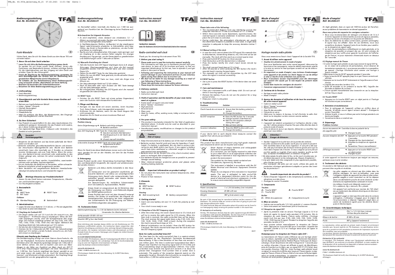 Imagen de la primera página del manual del dispositivo 60.3534.51