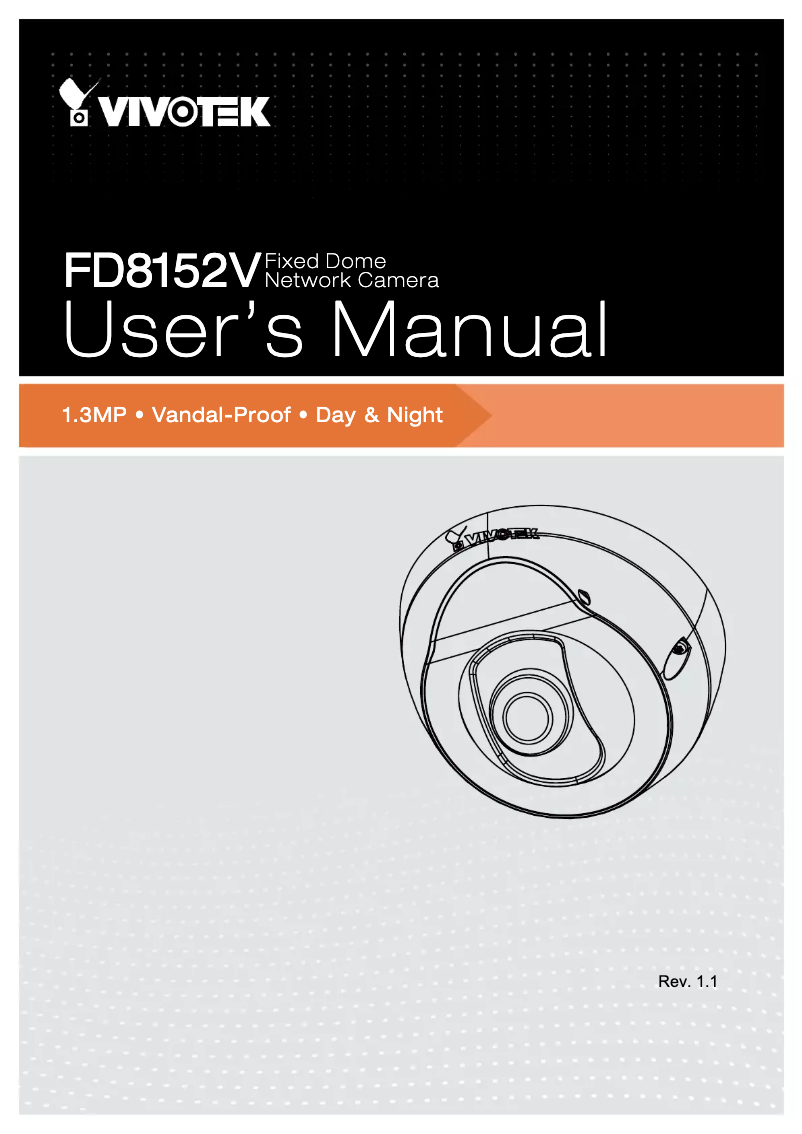 Imagen de la primera página del manual del dispositivo FD8152V-F4-B