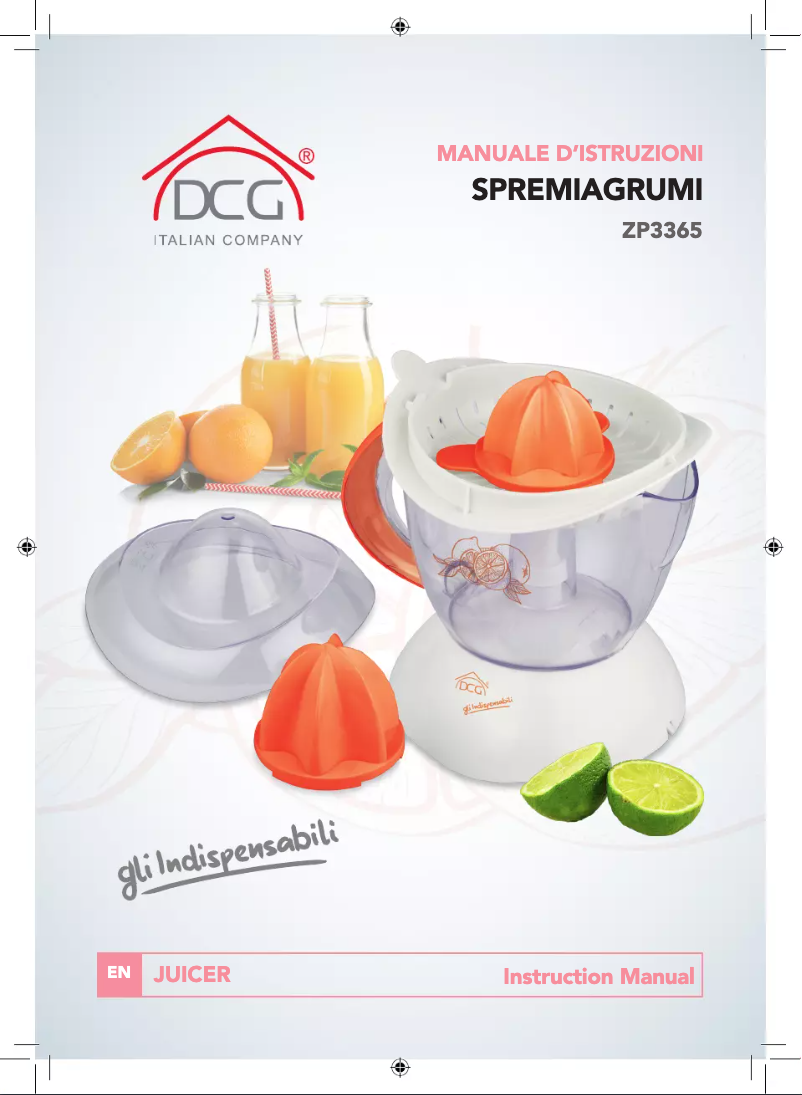 Página nº 1 - Manual de usuario DCG ZP3365