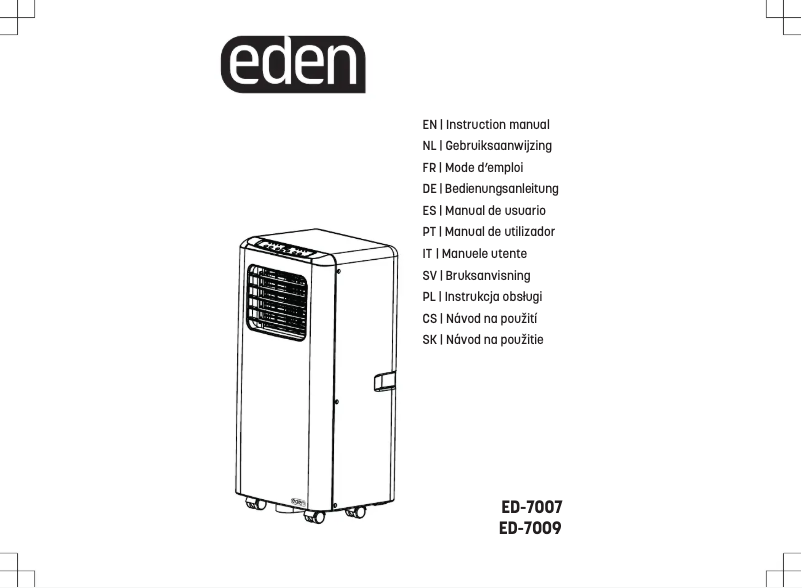 Imagen de la primera página del manual del dispositivo ED-7009