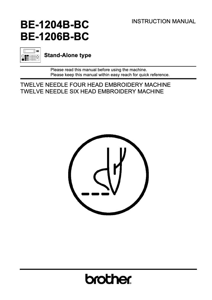Imagen de la primera página del manual del dispositivo BE-1204B-BC