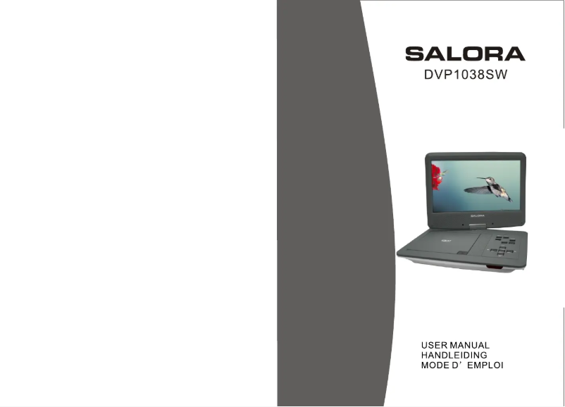 Página 1 del manual Manual de usuario Salora DVP1038SW