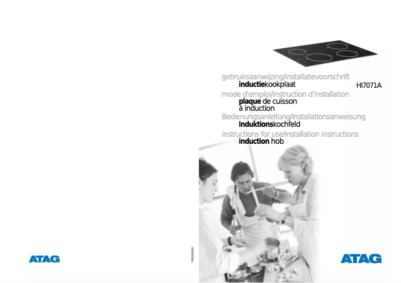 Página 1 del manual Manual de usuario Atag HI7071A