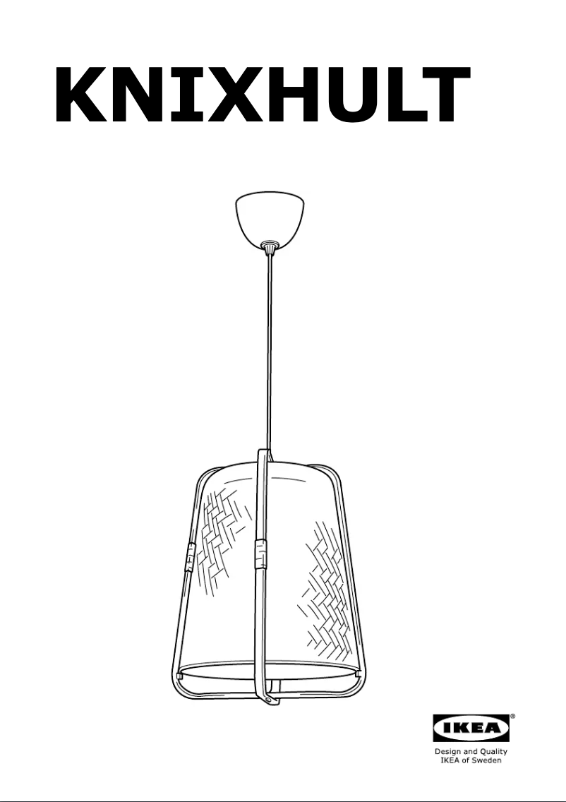 Página 1 del manual Instrucciones / montaje Ikea KNIXHULT