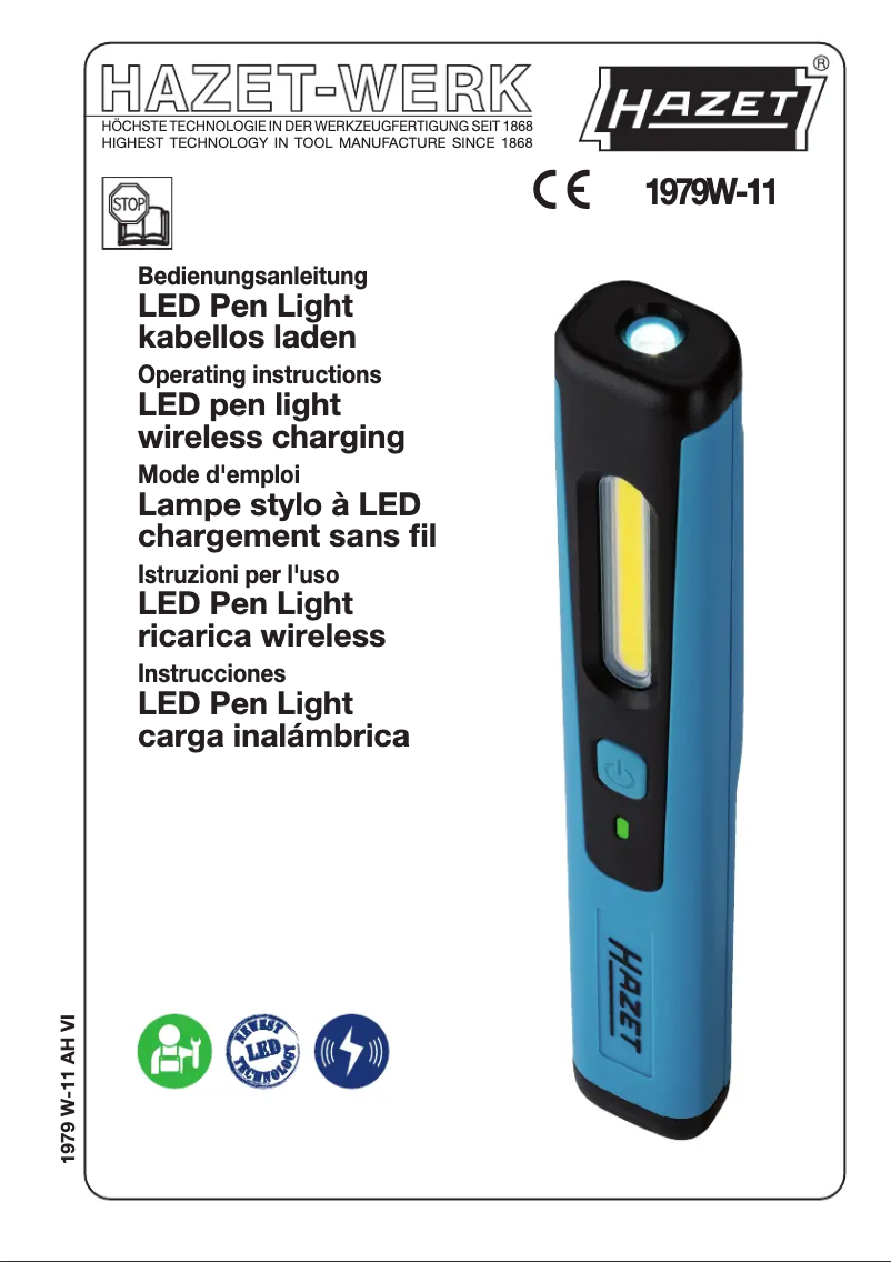 Página 1 del manual Manual de usuario Hazet 1979W-11