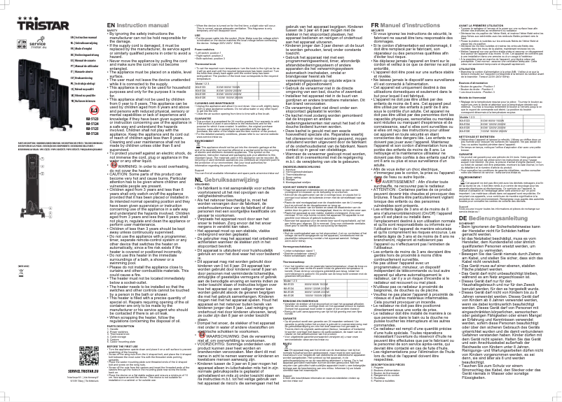 Imagen de la primera página del manual del dispositivo KA-5123