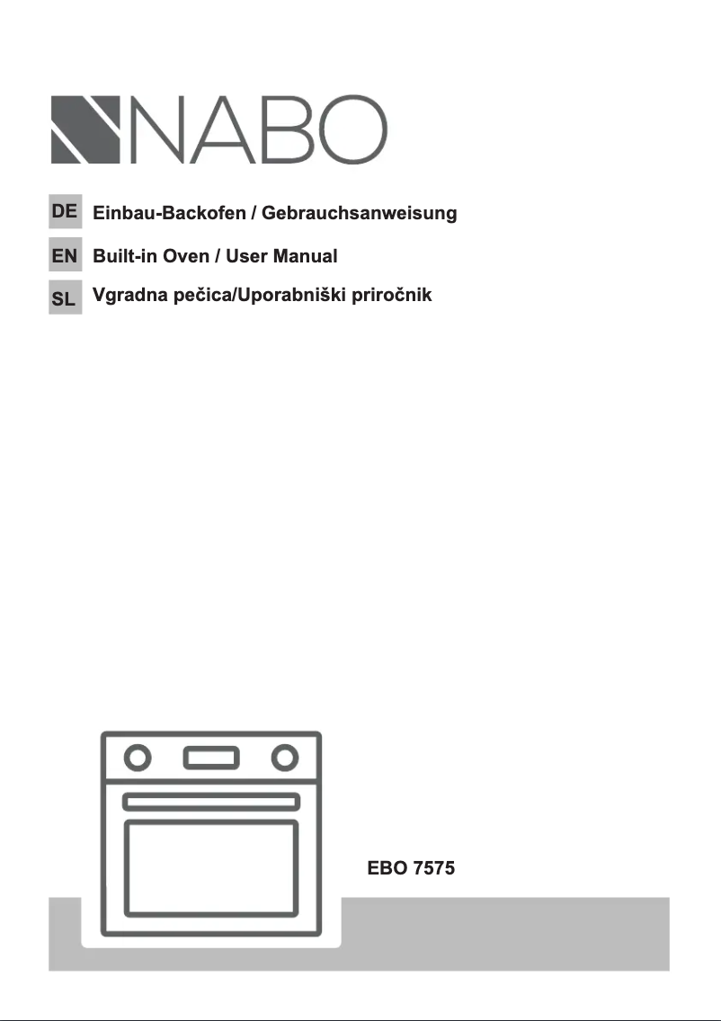 Página 1 del manual Manual de usuario Nabo EBO 7575