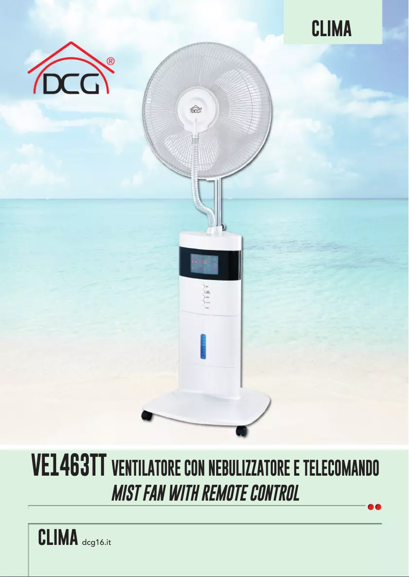 Página nº 1 - Manual de usuario DCG VE1463TT