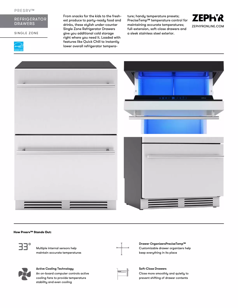 Imagen de la primera página del manual del dispositivo Presrv PRRD24C1AS