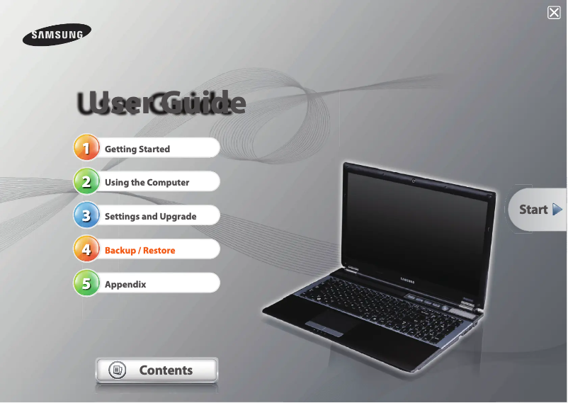 Página 1 del manual Manual de usuario Samsung NP-RF711