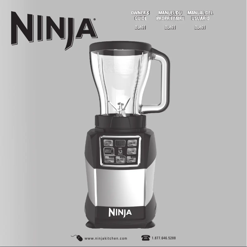 Página 1 del manual Manual de usuario Ninja Nutri BL491