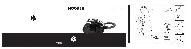 Página 1 del manual Manual de usuario Hoover LA44PAR 011