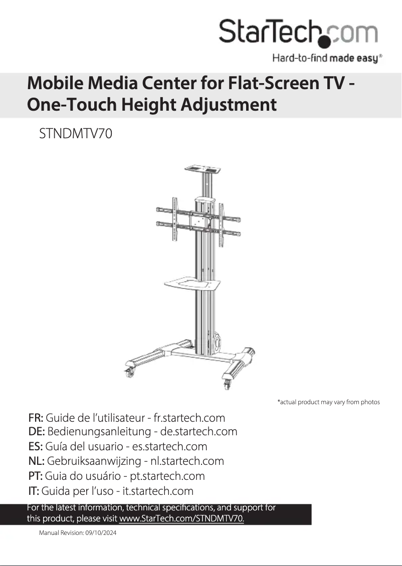 Página 1 del manual Manual de usuario StarTech.com STNDMTV70