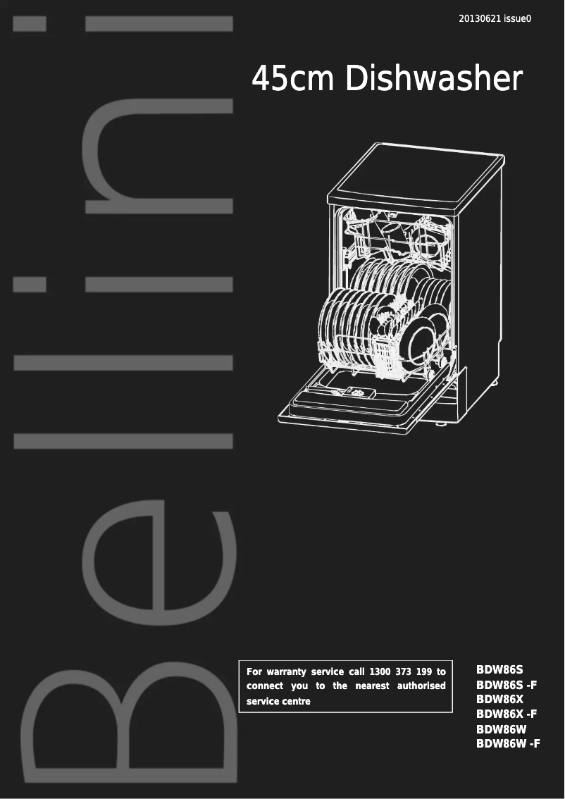 Imagen de la primera página del manual del dispositivo BDW86S