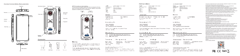 Imagen de la primera página del manual del dispositivo WP8 Pro
