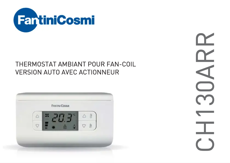 Página 1 del manual Manual de usuario Fantini Cosmi CH130ARR